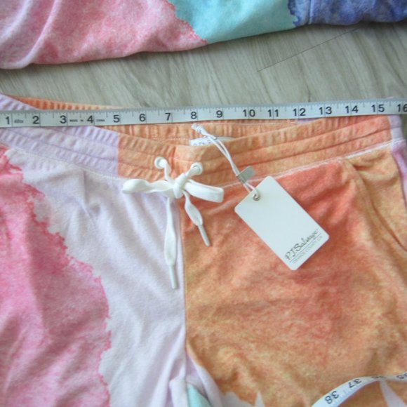 NWT - P.J.Salvage - Two Piece - Rainbow Tie Died Terry Cloth fabric pant/top - Picture 5 of 5